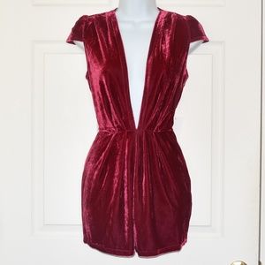 Red Velvet Romper